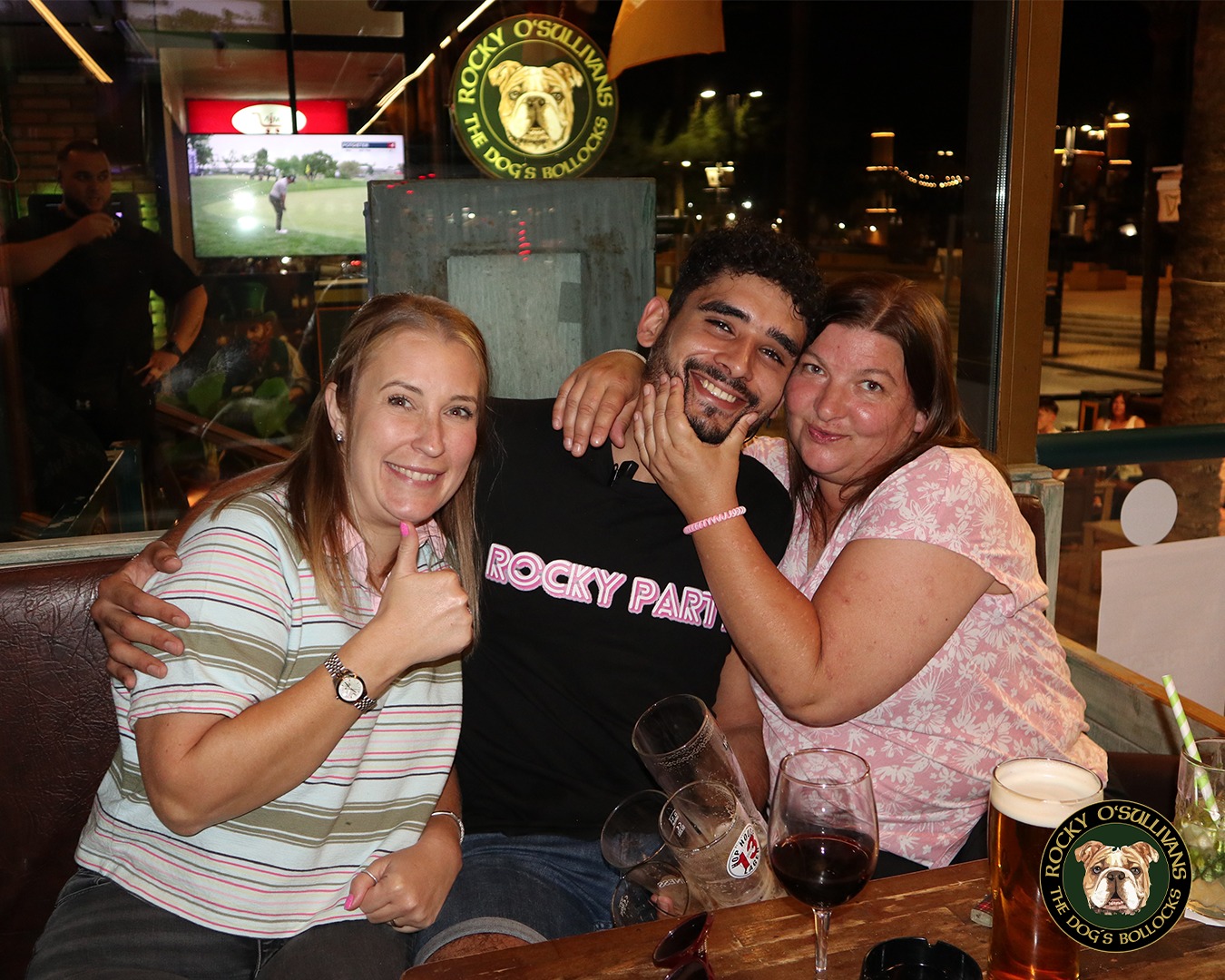 Rocky's party crew